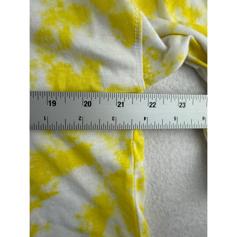 Friends TV Series Yellow Tie Dye L/S Crop Top Graphic Shirt Mens M JT24426 - Picture 4 of 6